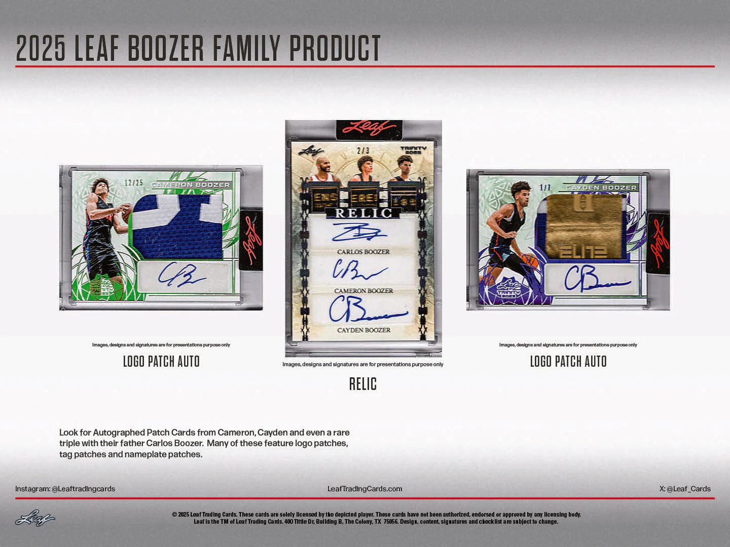 2025 Leaf Boozer Family Product - Image 4