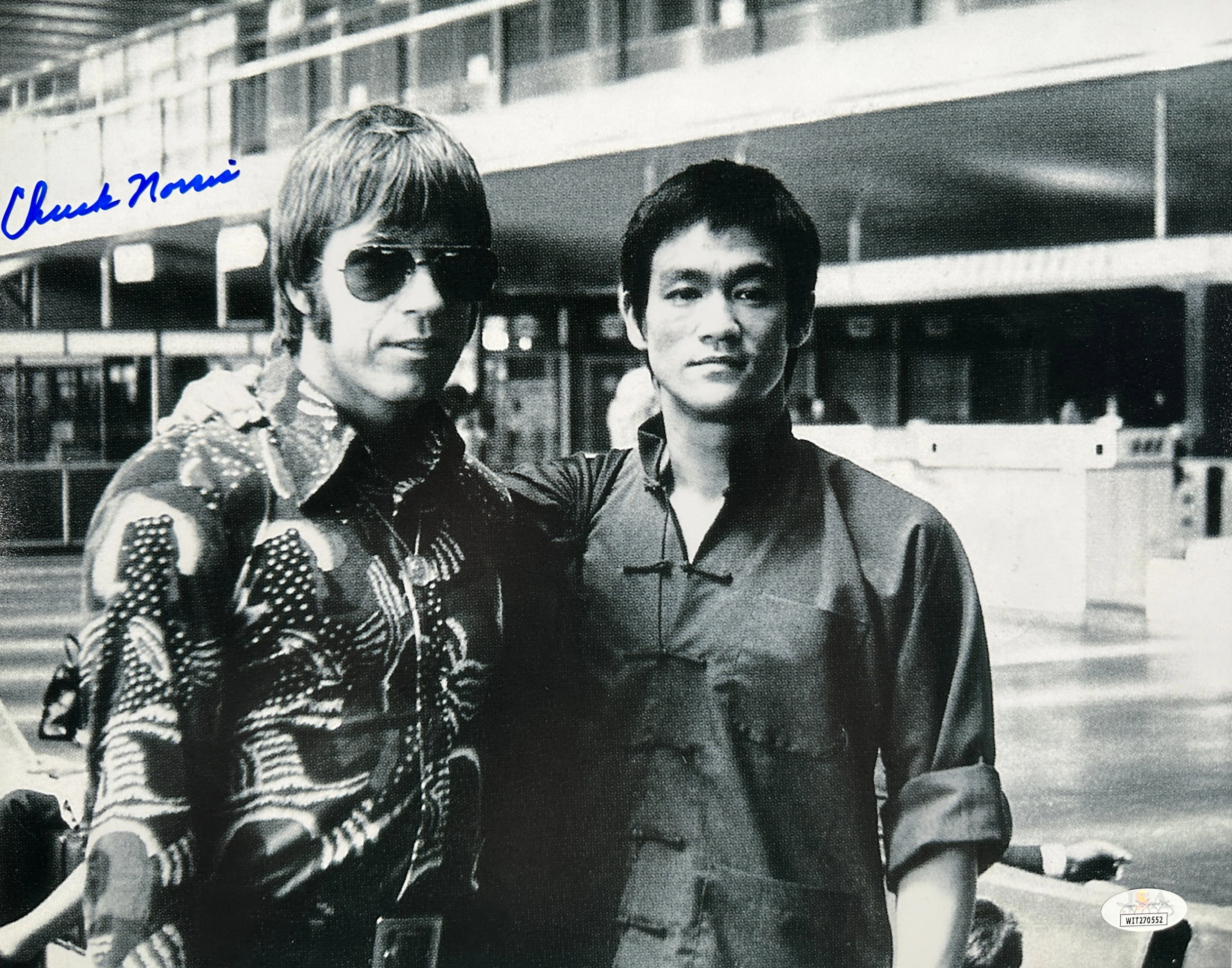 Chuck Norris Signed 11x14 Black & White Photo JSA COA from Private Signing