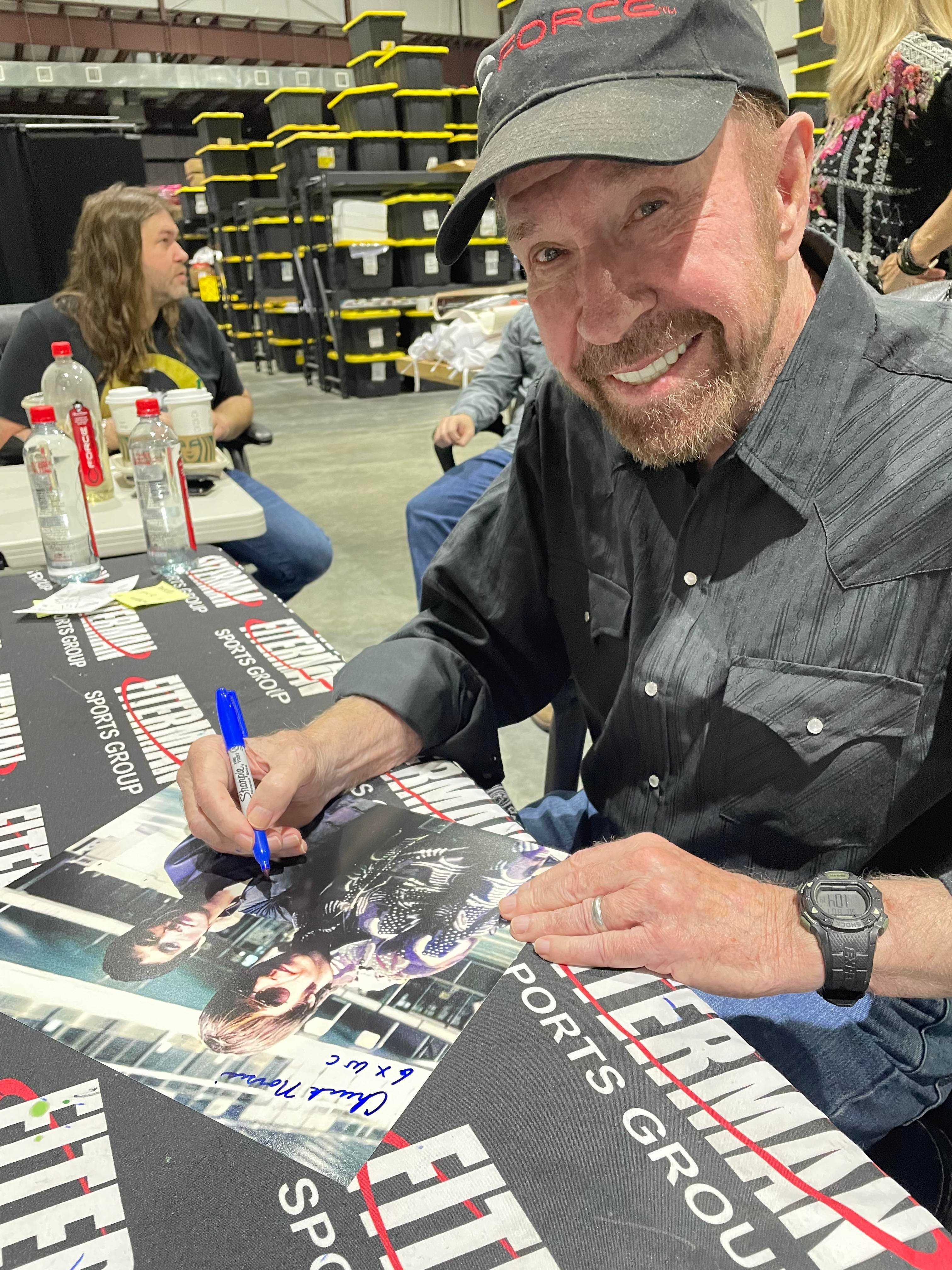 Chuck Norris Signed 11x14 Photo JSA COA from Private Signing - Image 2