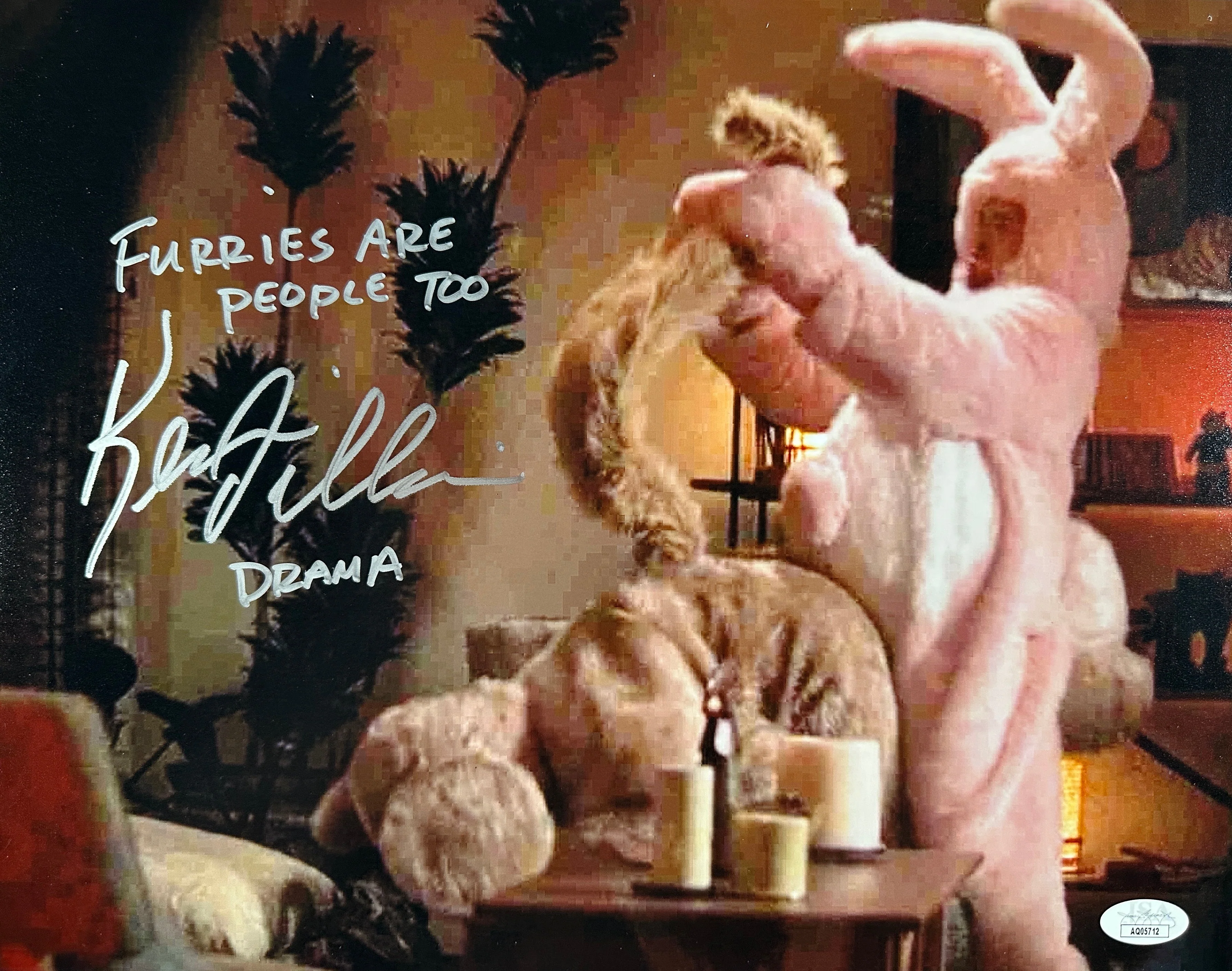 Kevin Dillon Signed 11x14 Photo w/Furries are People Too Inscription JSA COA from Private Signing